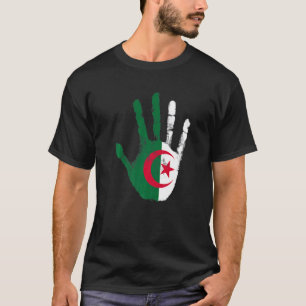 T-shirt Algérie Drapeau Algian Vintage main