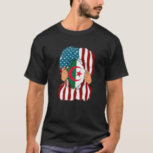 T-shirt Algérie Drapeau intérieur de moi Accueil Fierté Am