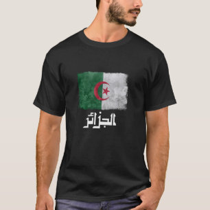 T-shirt Algérie DZ Fier Équipe algérienne de football Socc