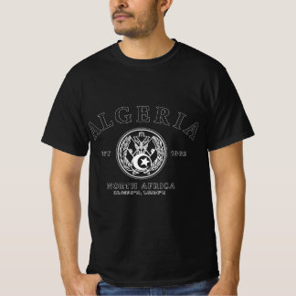 T-shirt Algérie Est 1962 Afrique du Nord Coordonnées Vinta