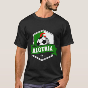 T-shirt Algérie Soccer Jersey Algérien Équipe 2020 2021 Un