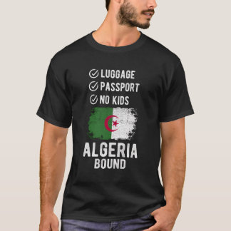 T-shirt Algérie Souvenir Voyage Vacances Algérie