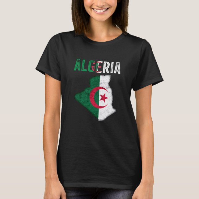 T-shirt Algérien Algérie (Devant)