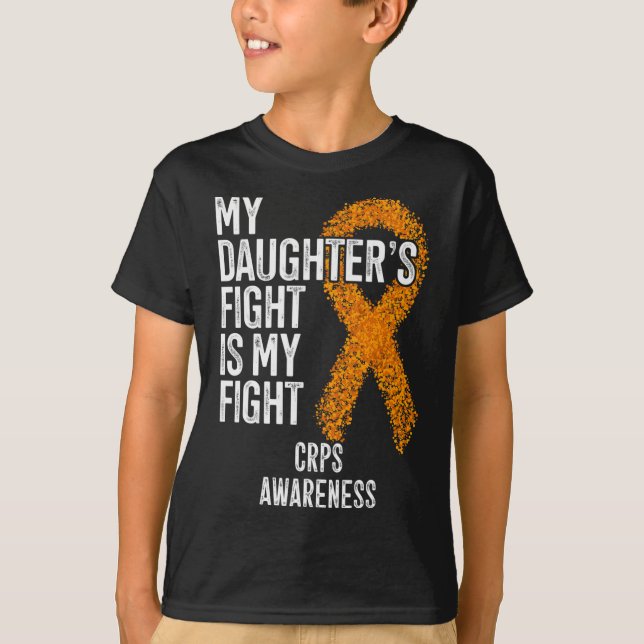 T-shirt Algodystrophie Le Combat De Ma Fille Est Mon Comba (Devant)
