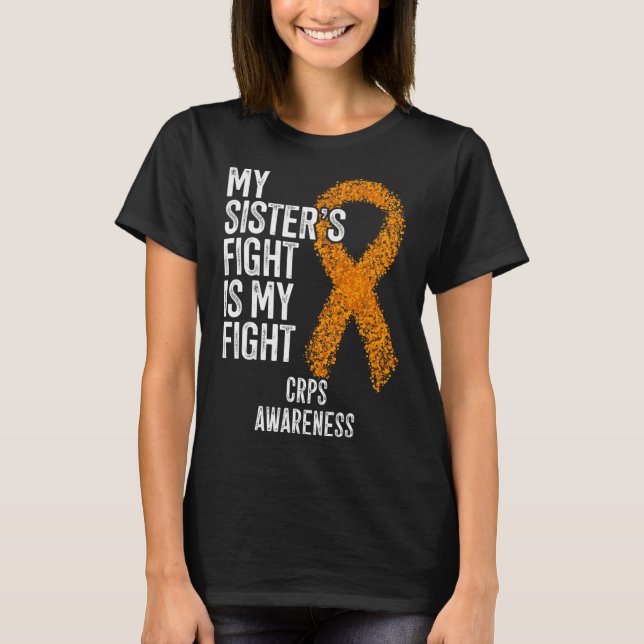 T-shirt Algodystrophie Le Combat De Ma Soeur Est Mon Comba (Devant)