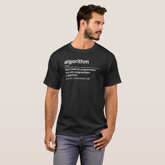 T-shirt Algorithme (Devant entier)