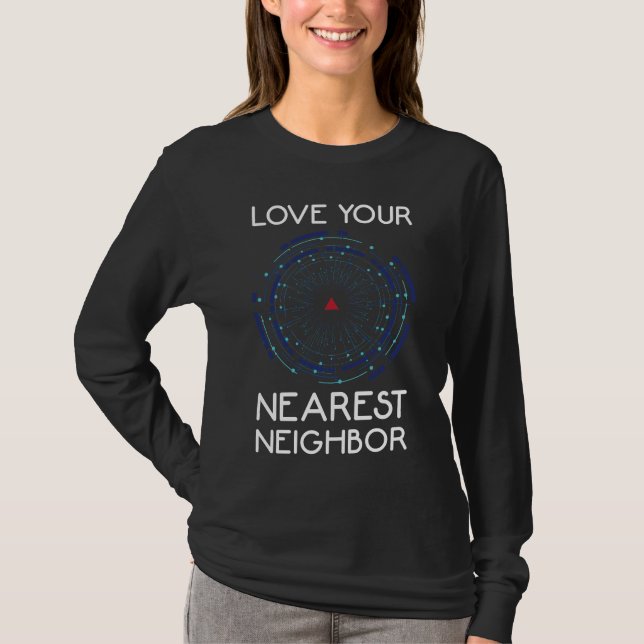 T-shirt Algorithme d'apprentissage automatique le plus pro (Devant)