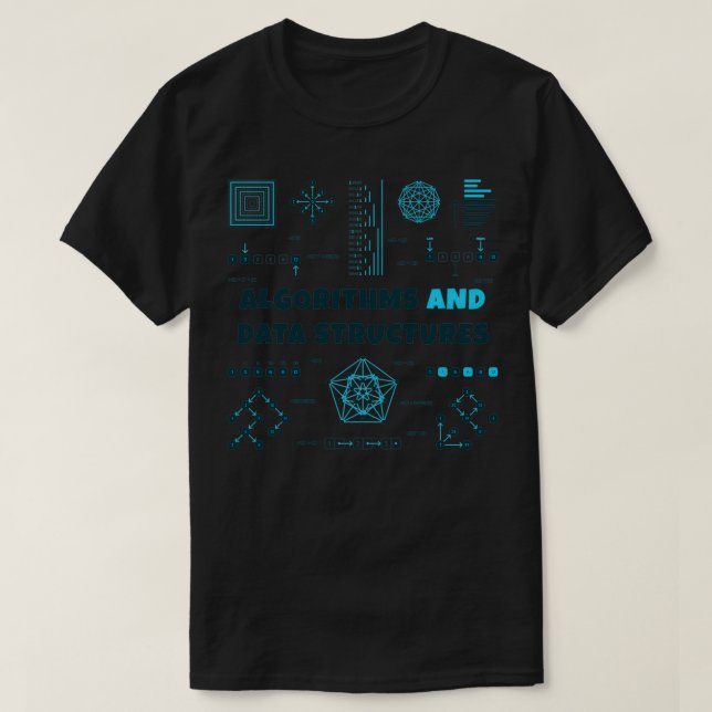 T-shirt Algorithmes et structures de données (Design devant)