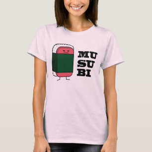 T-shirt Algue hawaïenne heureuse de Nori de sushi de Spam