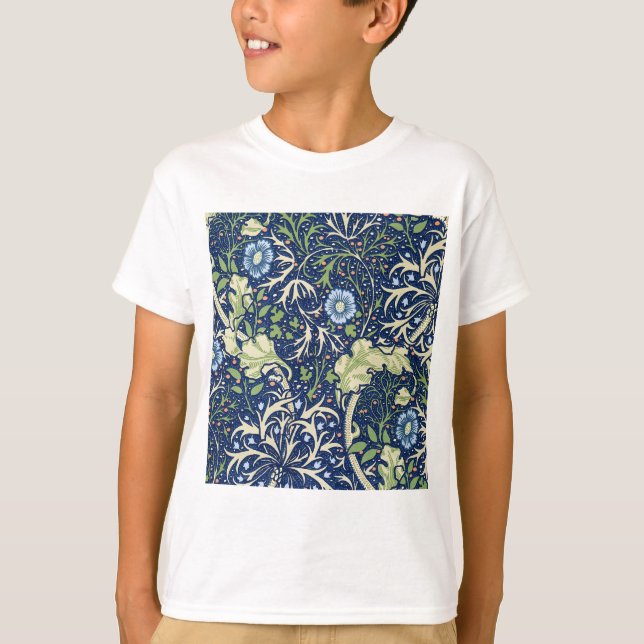 T-shirt Algues (par William Morris) (Devant)