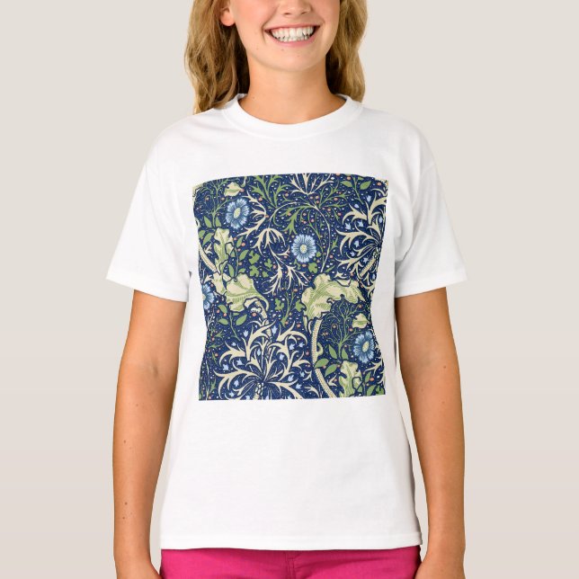 T-shirt Algues (par William Morris) (Devant)
