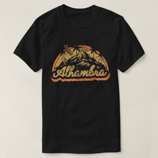 T-shirt Alhambra, Californie (Design devant)
