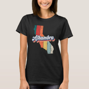 T-shirt Alhambra City Retro Maison Vintage Californie