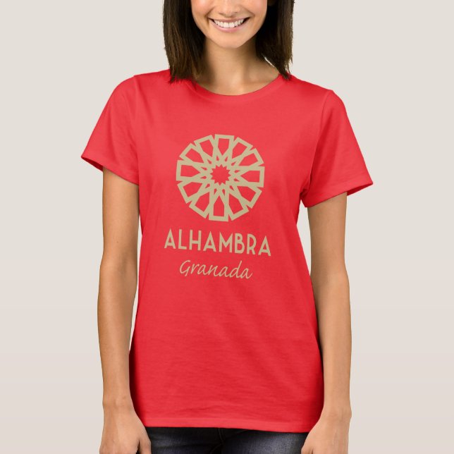 T-shirt Alhambra Grenade 1 (Devant)