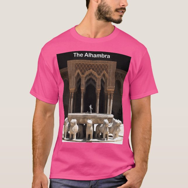 T-shirt Alhambra Grenade Espagne (Devant)