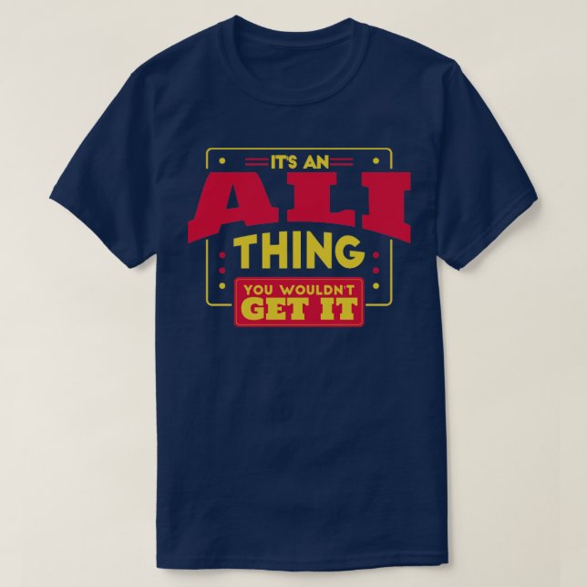 T-shirt Ali (Design devant)