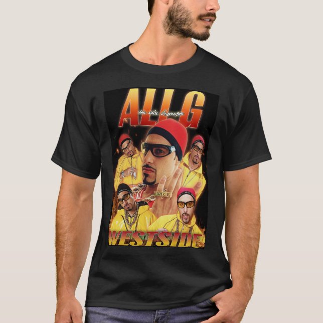 T-shirt Ali G in da house Comedy Movie Rap Character borat (Devant)