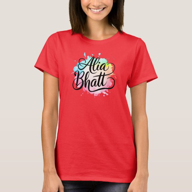 T-shirt Alia Bhatt bollywood (Devant)
