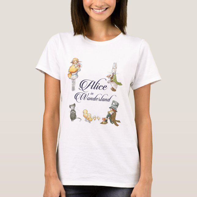 T-shirt Alice au pays des merveilles (Devant)