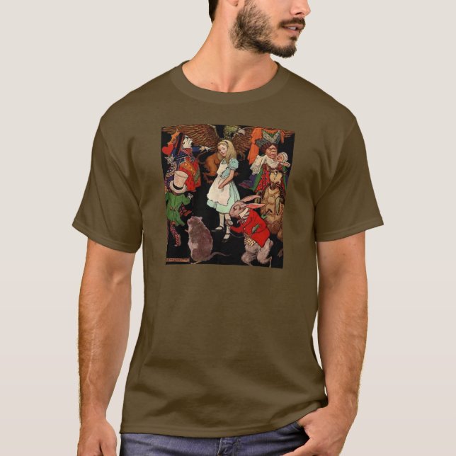 T-shirt Alice au pays des merveilles (Devant)