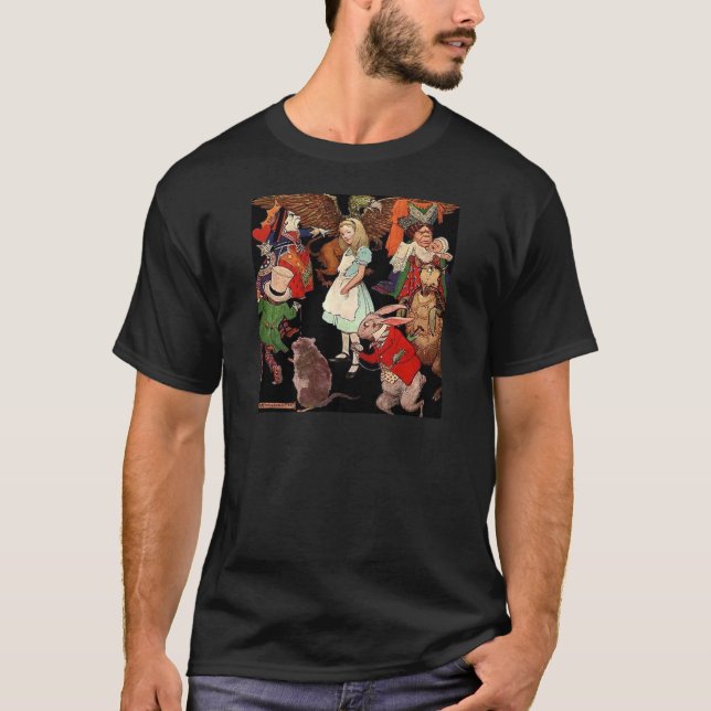 T-shirt Alice au pays des merveilles (Devant)