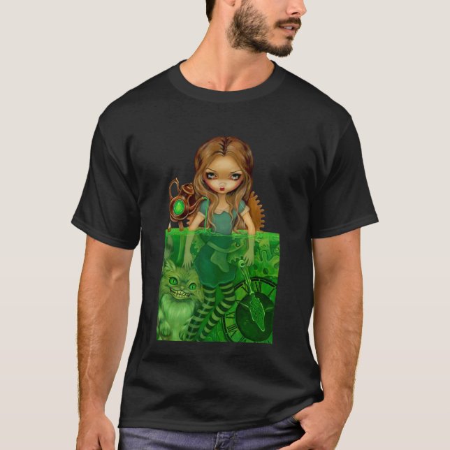 T-shirt Alice au pays des merveilles - Alice dans la (Devant)