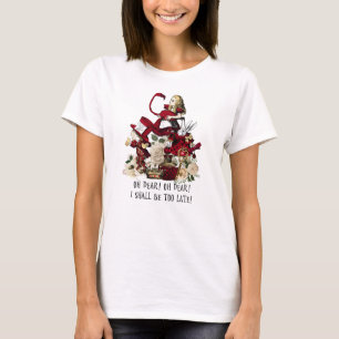 T-shirt Alice au pays des merveilles Cadeaux #102 Red Seri