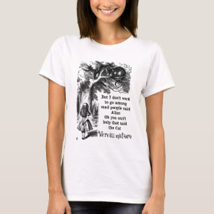 T-shirt Alice au pays des merveilles ; Chat de Cheshire
