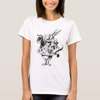 T-shirt Alice au pays des merveilles - lapin blanc