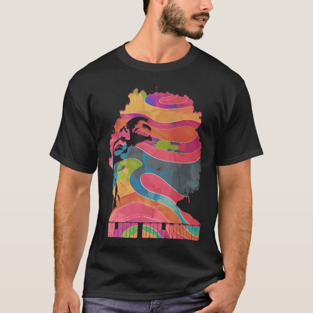 T-shirt Alice Coltrane Psychedélique Graphisme (Devant)