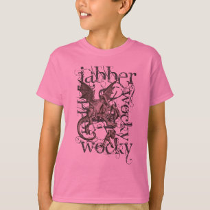 T-shirt Alice dans la grunge de Jabberwocky du pays des