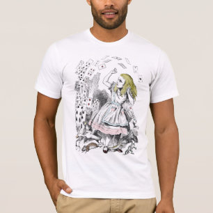 T-shirt Alice dans la plate-forme du pays des merveilles