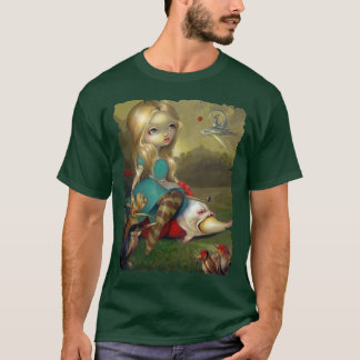 T-shirt Alice dans le goth d'inculte de CHEMISE d'oiseaux
