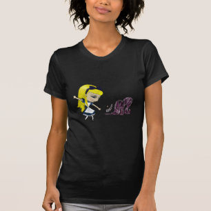 T-shirt Alice dans le noir du pays des merveilles