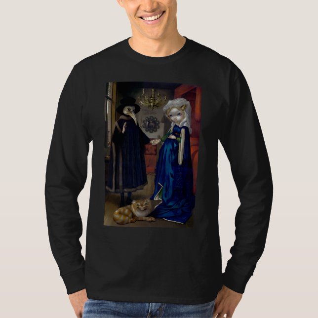 T-shirt Alice dans un Van Eyck Portrait SHIRT merveilleuse (Devant)