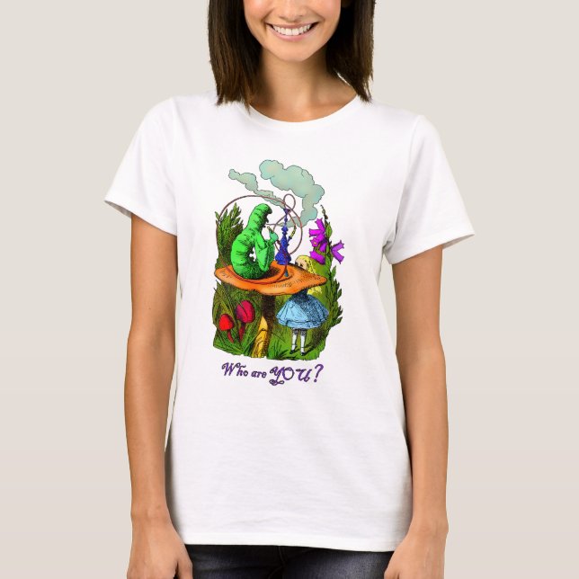 T-shirt Alice et Caterpillar (Devant)