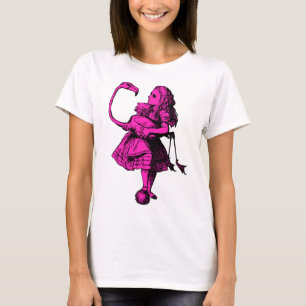 T-shirt Alice et Flamant rose ont encré la suffisance ros