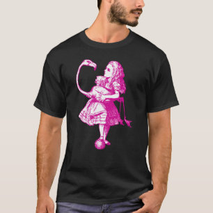 T-shirt Alice et Flamant rose ont encré le rose