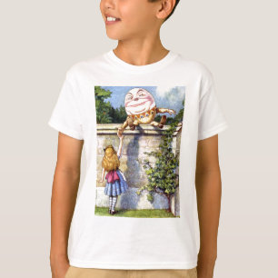 T-shirt Alice et Humpty Dumpty au pays des merveilles