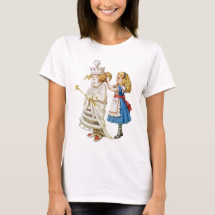 T-shirt Alice et la reine blanche au pays des merveilles