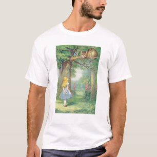 T-shirt Alice et le chat de Cheshire