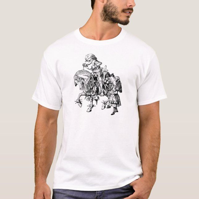 T-shirt Alice et le chevalier blanc (Devant)