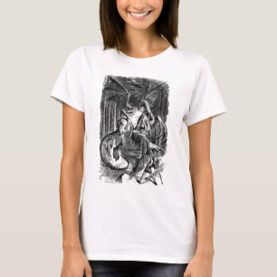 T-shirt Alice et le Jabberwocky