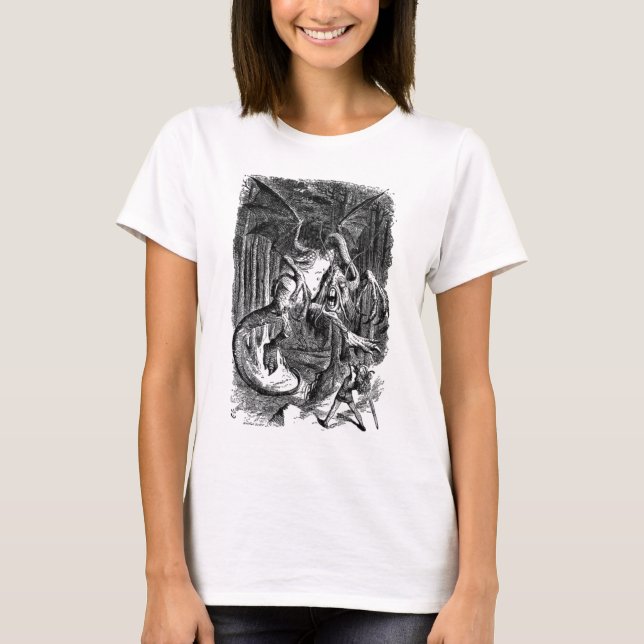 T-shirt Alice et le Jabberwocky (Devant)