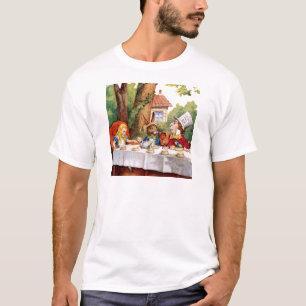 T-shirt Alice et le thé du chapelier fou au pays des