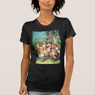 T-shirt Alice et l'oiseau de dronte au pays des merveilles