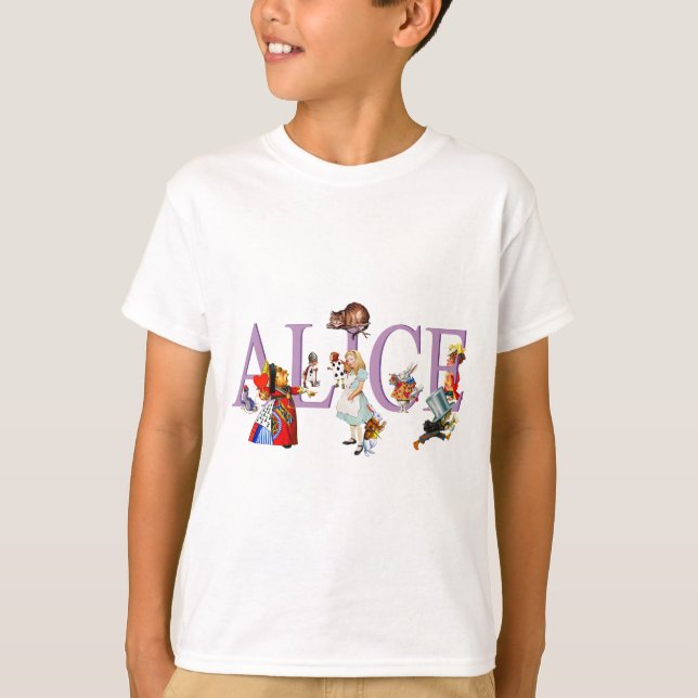 T-SHIRT ALICE IN WONDERLAND & AMIS (Devant)