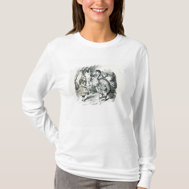 T-shirt Alice rencontre la dronte (Devant)