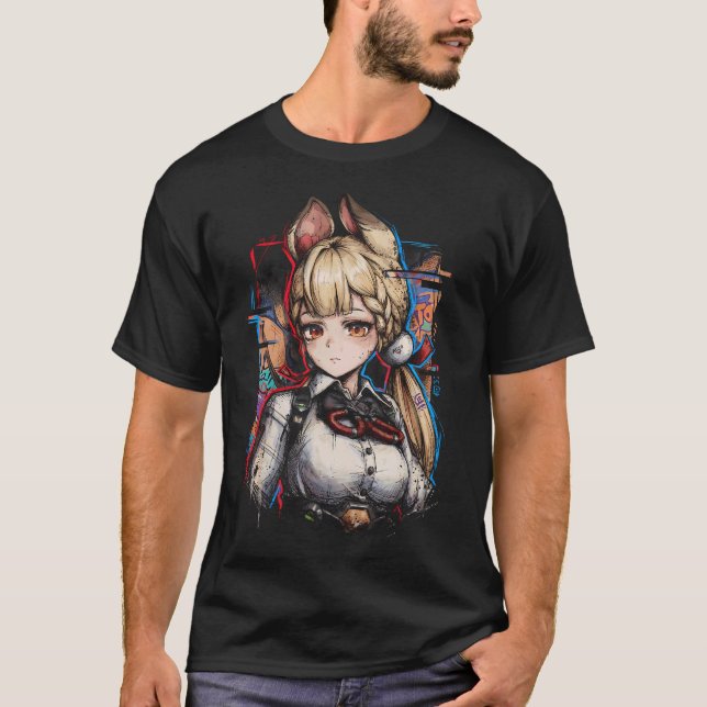 T-shirt Alice Thymefield ZZZ Queue de lapin jumelle Thiren (Devant)