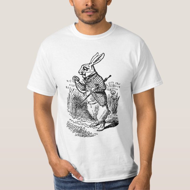 T-shirt Alice vintage au pays des merveilles (Devant)